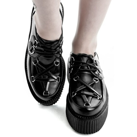 Killstar Shoes - Killstar Hexcellent Creepers Size US Women’s 8 USED